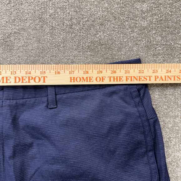 Under Armour Iso-Chill Storm Golf Shorts 44 Navy Blue Water Repellent Stretch‎ - Picture 4 of 14